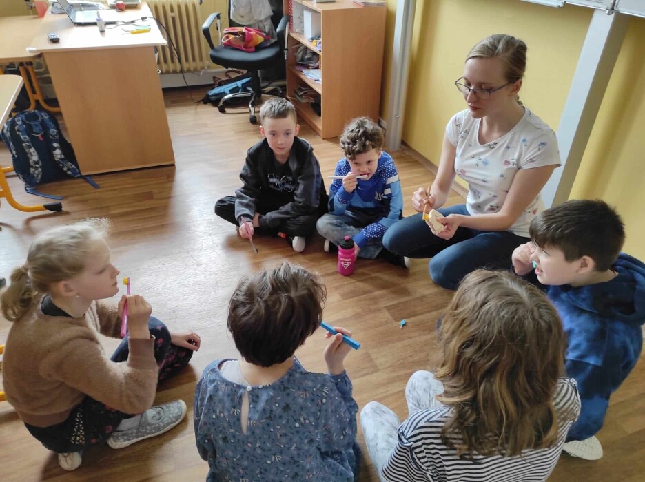 Dentální hygiena na malé škole