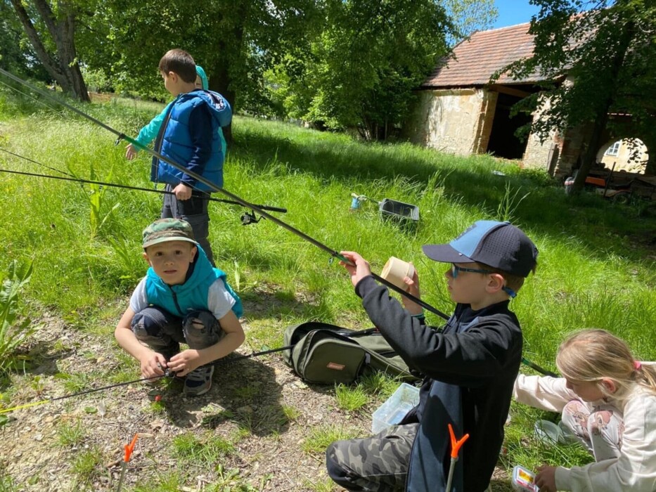 Akce ŠD - Rybaření na rybníčku " Sv. Jakub"