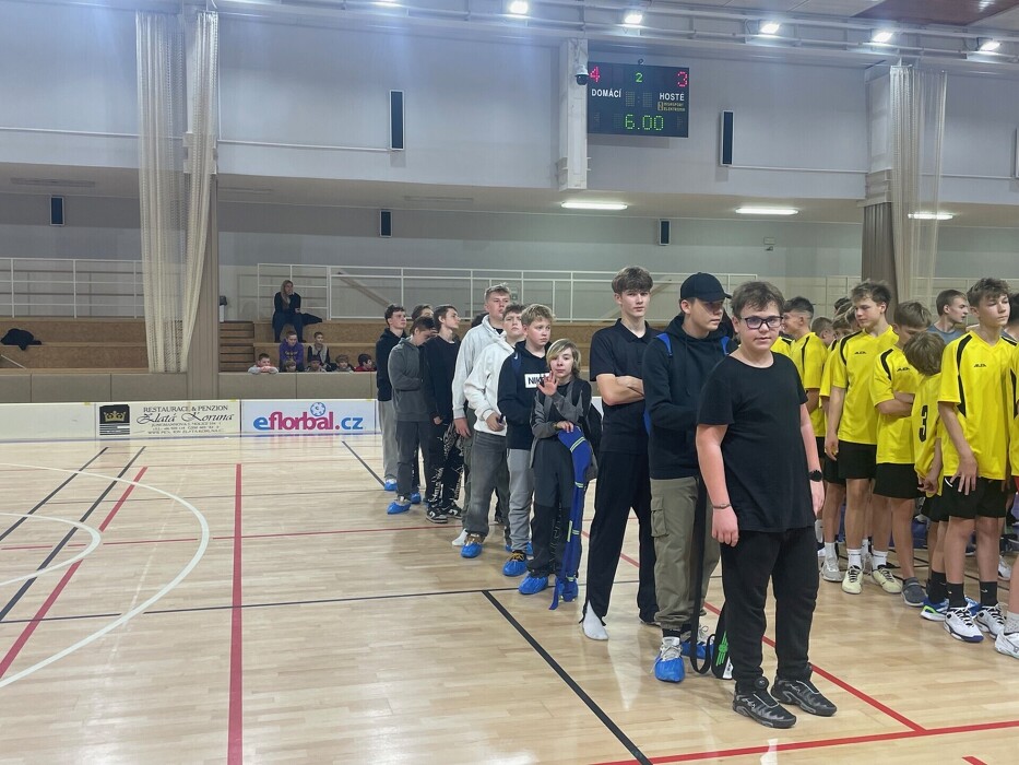 Turnaj chlapců ve florbale
