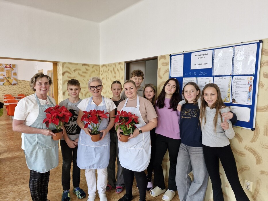 Vaření ve školní kuchyni