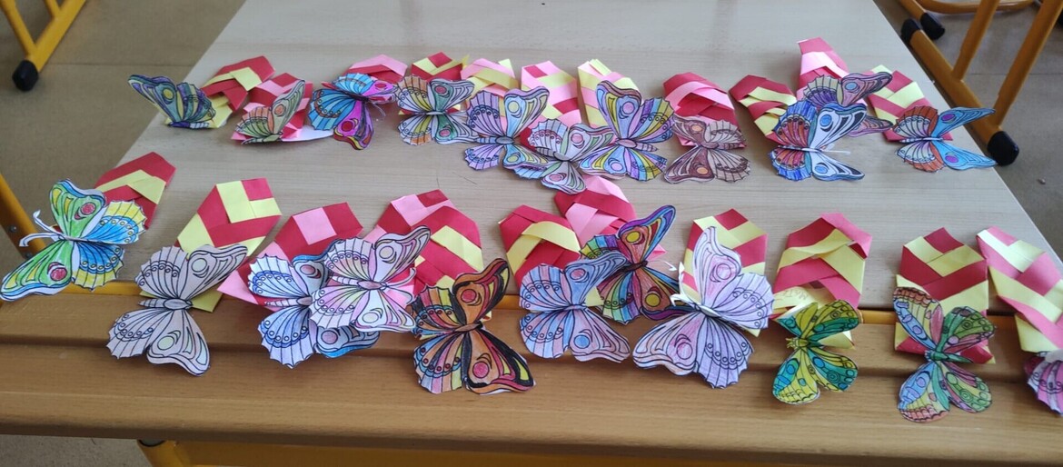 Pracovní činnosti ve IV. třídě.