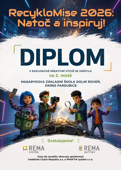 Zapojení do soutěže na recyklaci - 2.A